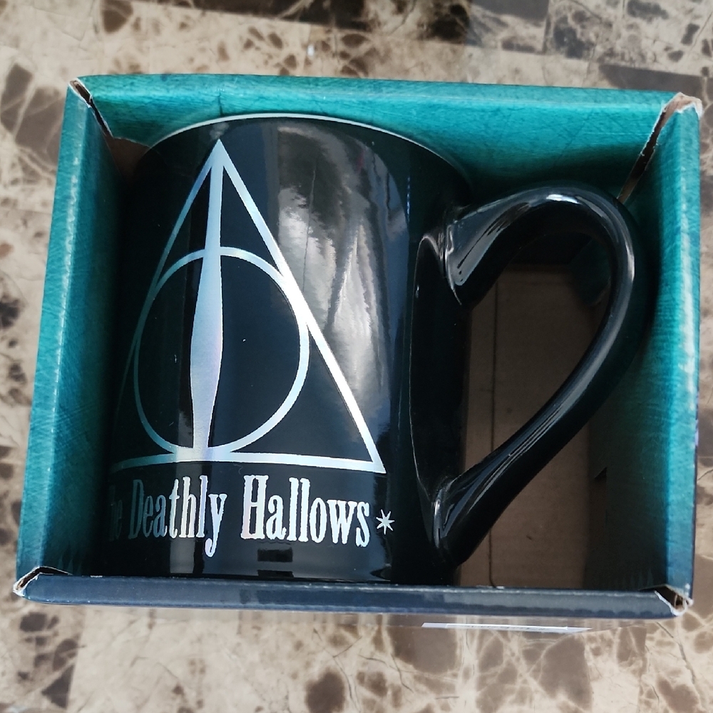 Warner Bros. Black Deathly Hallows Mug